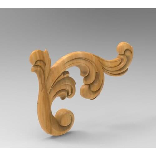 3D STL Model decor flower for CNC Router 3D Printer Artcam Aspire Cut3d -3D furniture decoration Decor