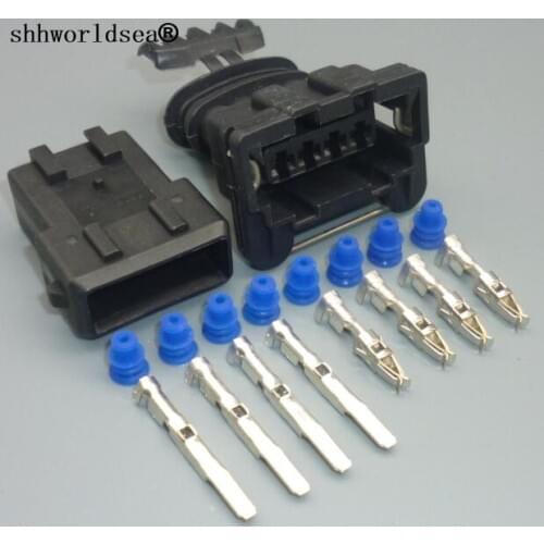 Shhworldsea 4 Pin 3.5mm 282192-1 car Junior Power Timer Socket Plug Automotive Oxygen Sensor Connector Ignition Coil Plug