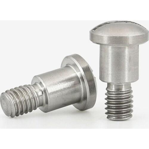 5pcs M3 304 stainless steel Slotted spherical axi position screws one word step screw fasten bolt GB946 5mm-10mm long