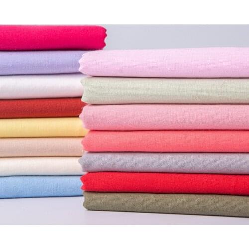 50cm*145cm solid color cotton fabric infant baby bedding patchwork fabric tecido quilting bedzee crafts material sewing