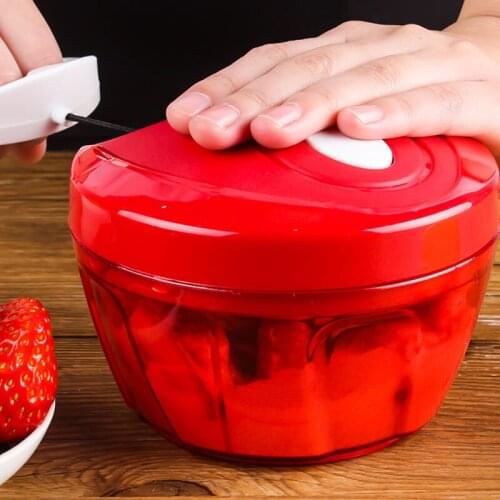 Quick Chopper Mini Kitchen Meat Grinder Manual Food Processor Meat Fish Beef Fruit Vegetable High Quality Meat Pepper Slicer