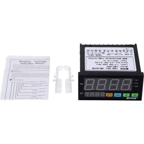 LM8-RRD Digital Weighing Controller LED Weight Controller 1-4 Load Cell Signals Input 2 Relay Output 4 Weighing controller