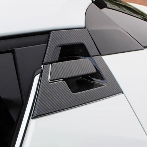 For Toyota CHR C-HR 2017 2018 2019 2020 Carbon Fiber Door Handle Bowl Decoration Cup Cover Trim Car Accessories Car-Styling