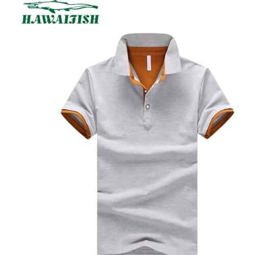 Hawaifish brand male polo shirt 2021 casual summer Business men polo hot sale high quality cotton polo shirts short sleeve men