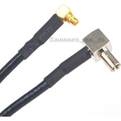 USB Modem Cable TS9 Male Plug RA to MMCX Male Plug Right Angle Connector Antenna Adapter Extension Cord 20cm