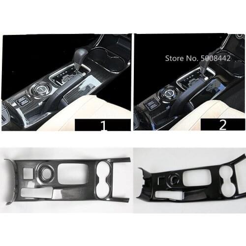 For Mitsubishi Outlander 2016 2017 2018 2019 2020 Car Cover Inner Shift Stall Paddles Cup Switch Knob Frame Lamp Trim Frame 1pcs