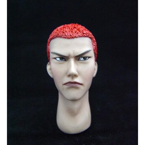 KUMIK 1/6 scale basketball master angry head sculpture cherry blossom for 12’’ action figure