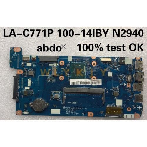LA-C771P motherboard for Lenovo B40-10 100-14IBY notebook motherboard CPU N2940 DDR3 100% test work
