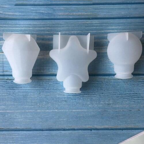 Bulb Resin Mold Silicone Kit Light Bulb Mold With Chip Base Cap Crystal Bulb Decoration Tool