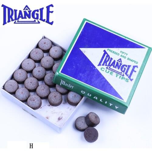 Original TRIANGLE Tips Pool Cue Tip Snooker Cue Tip 10mm/11mm/13mm Tip High Quality Professional Billiards Accessories