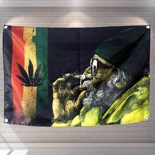 Rock Band \ Hip Hop \ Heavy Metal \ Regga Poster Four-hole Flag Banner Tapestry Vintage Wall Art Bar Cafe Home Decoration F6