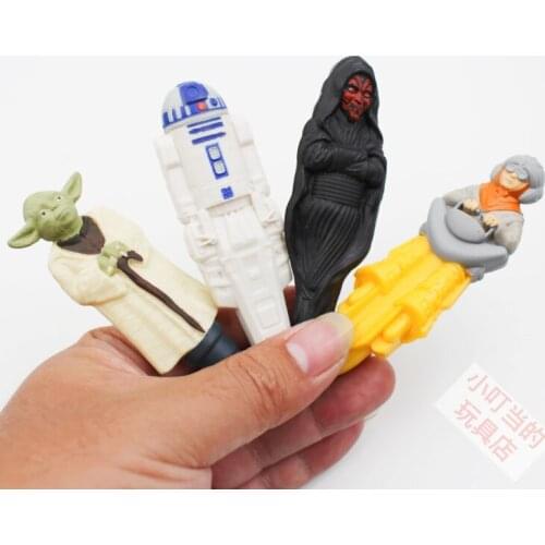 Star Wars Ballpoint Pen R2-D2 Master Yoda Darth Maul Pilot Toy Model Anime Figures Favorites Collect Ornaments
