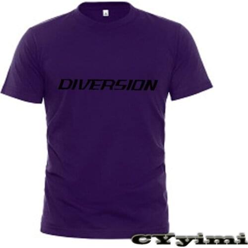DIVERSION For Yamaha XJ6 DIVERSION T Shirt Men New LOGO T-shirt 100% Cotton Summer Short Sleeve Round Neck Tees Male
