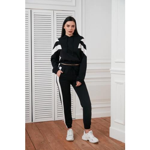 YENİ SEZON SPORT Siyah Eşofman Takımı