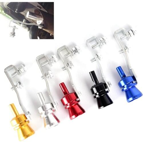 1pc Car Multi Color Blow Off Valve Turbo Sound Whistle Aluminum Simulator Sound Pipe Exhaust Muffler Pipe Universal Newest