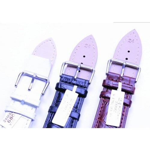 1pcs High quality 24MM genuine leather Watch band watch strap - 3 color available - 31616