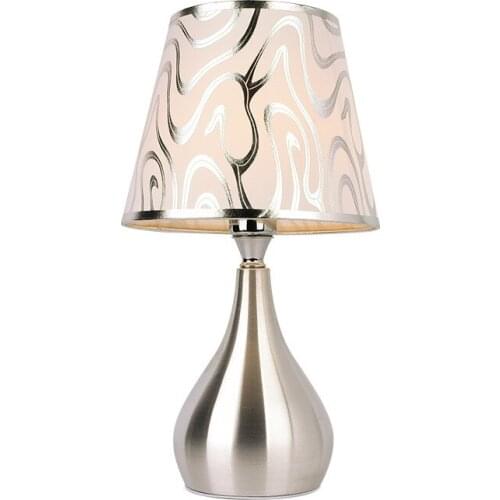 110V-240V Modern Bedside Lamps LED Desk Lamp with E27 Bulb Table Lamps For Bedroom Study Decor Living Room Lighting White Light