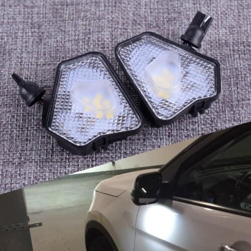 DWCX 2pcs Car LED Side View Mirror Puddle Light Courtesy Lamp fit for Benz W117 W204 W212 W221 W218 W156