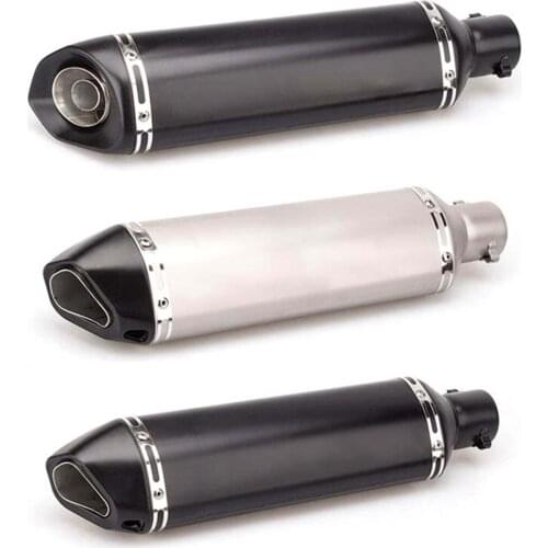 36-51mm General Motorcycle Modified 440MM Scooter Exhaust Pipe For GSX-S750 GY6 CBR125 CBR250 Z800 Z750 with Sticker Laser Logo