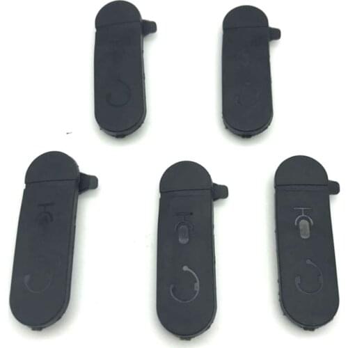 Lot 5pcs Headphone Earphone Audio Jack Dust Side Cap Cover for Motorola DEP450 DP1400 XiR P3688 Radio Walkie Talkie
