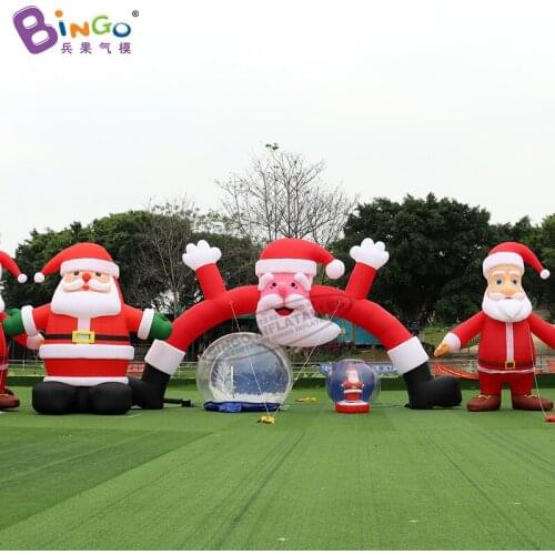 Free shipping inflatable Santa Claus for Christmas decoration / Lovely standing type Santa balloons for sale - toys