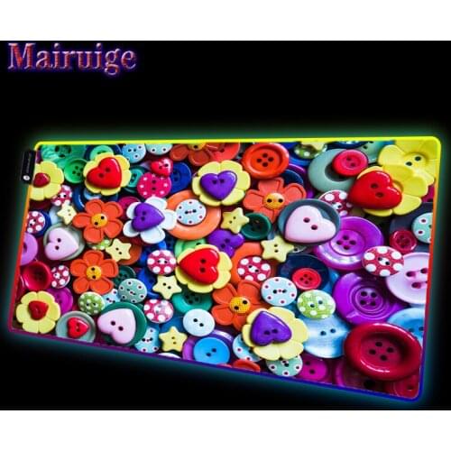 RGB game large mouse pad Office drawing gamer Art table mat Waterproof and non-slip