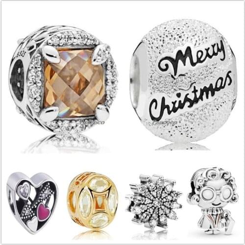 Authentic 925 Sterling Silver Struck By Love With Crystal Cupids Arrow Charm Beads Fit Pandora Bracelet & Necklace Jewelry