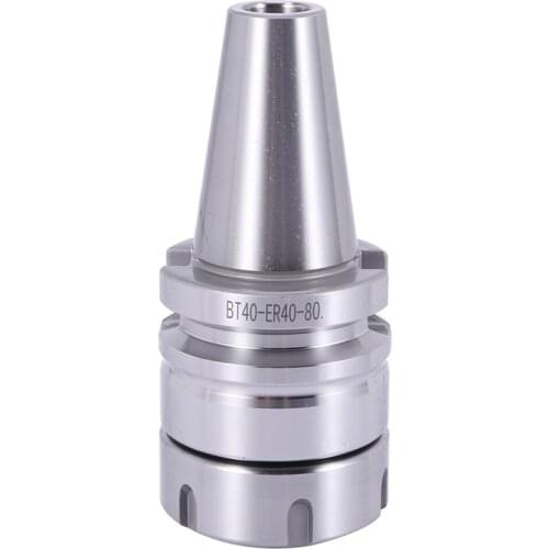 ABSF CNC Tool Holder BT40 Holder ER40 80L Holder, Used for CNC Machining Center Spindle Holder