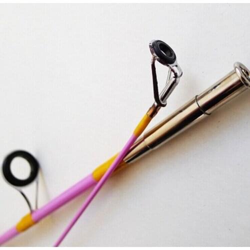 Children fishing rod 1.5 meters 2 sections lure fishing rod cute rod spinning reel pink rod the reel updated