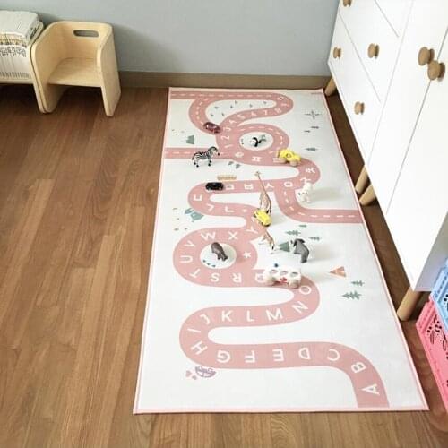 180*60 CM Baby Play Mat Road Pattern Fun Game Rug for Boys and Girls Gifts Floor Anti Slip Blanket Pad Toddler Climbing Carpet