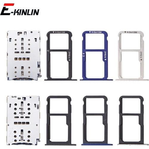 Sim Card Tray Socket Holder Slot Connector Adapter Micro SD For HuaWei Honor 8 Pro Lite FRD-L09 L19 L14 L04 AL00 TL00 AL10
