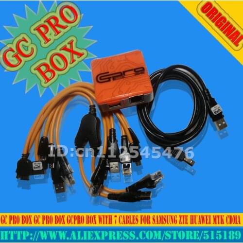 Gsmjustoncct The Newest Verison GC Pro Box with 7cables For Samsung For Mtk Free Shipping