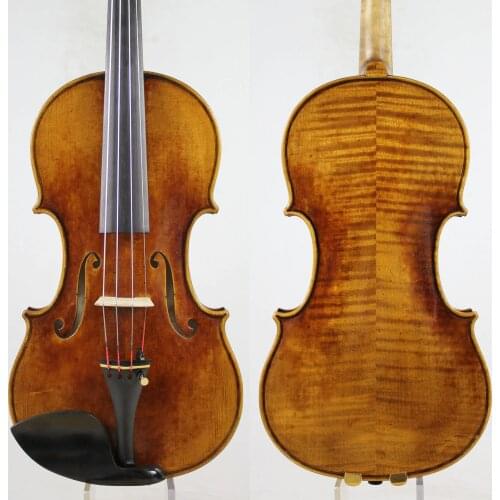 Guarnieri 'del Gesu' 1742 "Lord Wilton" 4/4 Violin violino Copy "All European Wood" ,oil varnish!Best performance!Free Shipping