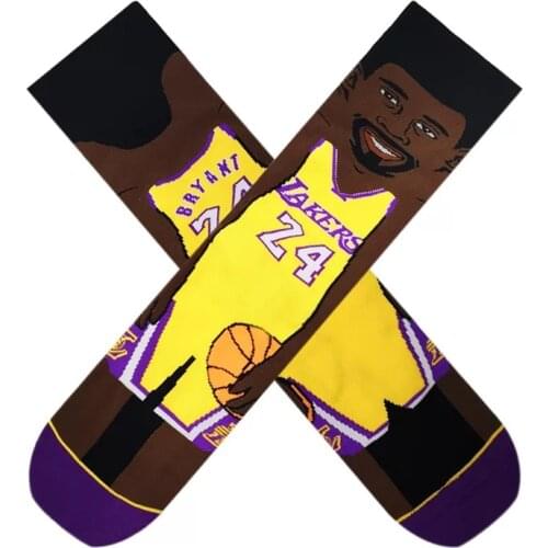 Cartoon Characters Design Men And Women Skateboard Socks Street Fashion New Sports Leisure Hip-hop Fashion Gift