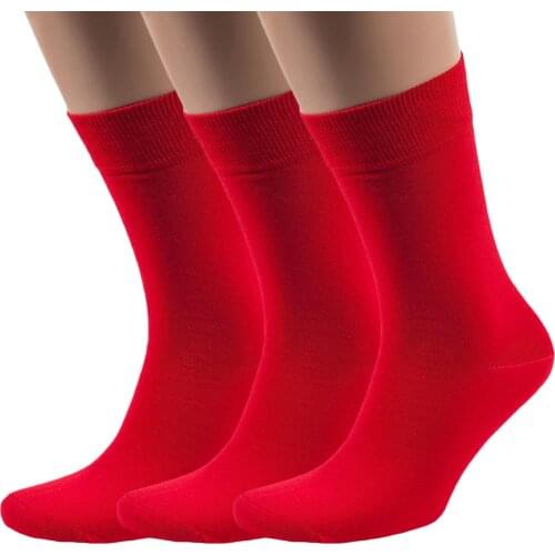NOSMAG Mens Red Socks