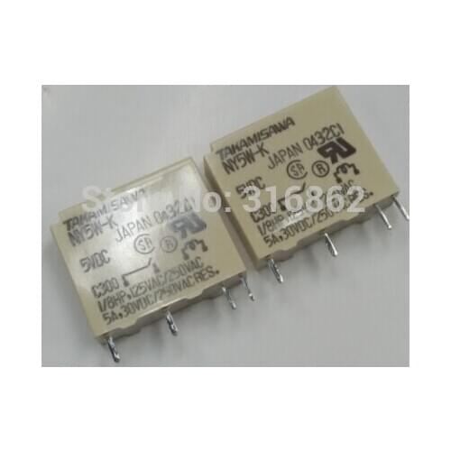 Free Shipping NY5W-K NY5WK NY5W 5VDC RELAY ROHS ORIGINAL 10PCS/LOT Electronics composition kit