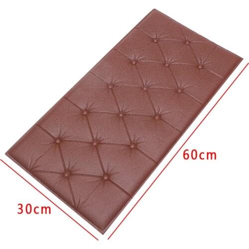 Self Adhesive 3D WallPaper Faux Leather PE Foam Waterproof Wallpaper For Living Room Bedroom Kids Room Nursery Home Decor