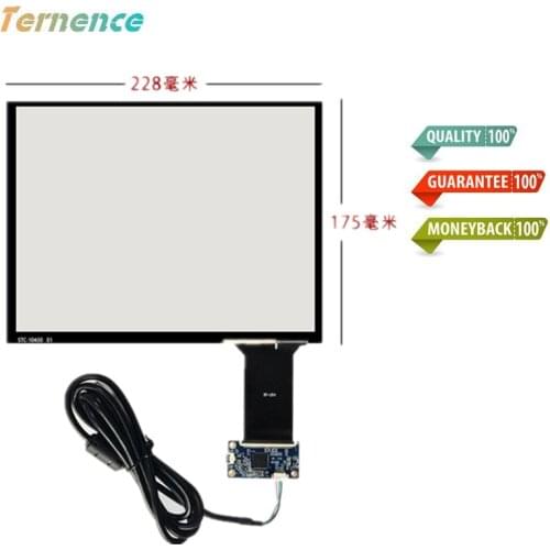Skylarpu 10''inch 228mm*175mm Touchscreen for win XP 7 8 10 Capacitive Touch panel Glass Digitizer screen set Free shipping