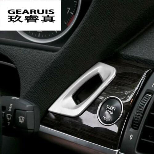 Car styling keyhole decorative frame cover trim stainless steel Cover sticker strip for BMW X5 E70 X6 E71 2008-2014 Accessories