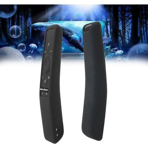 Remote Case Suitable for Samsung BN59-01241A BN59-01242A BN59-01266A Smart TV With Voice Black Remote Control Protective Cover