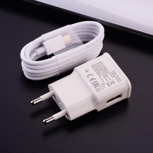 5V 2A USB Charger Wall Adapter Type C Micro Charge Cable For Xiaomi POCO X3 Mi 11 10 Pro Redmi Note 10 pro For Motorola Moto G30