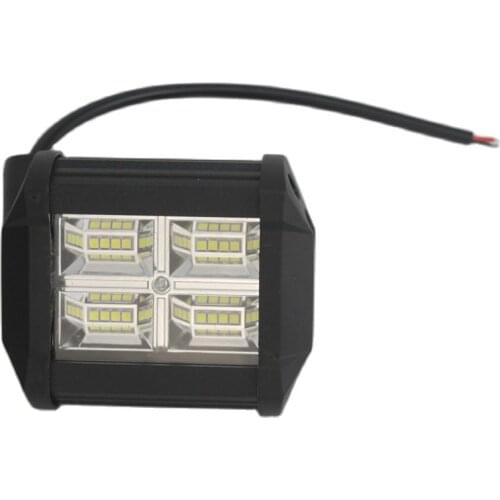 1Piece 3.75 Inch 16Led Light Bar Flood light Work Lights 80W 8000 Lumens Super Bright Offroad Driving Fog Lights for Motorcycle