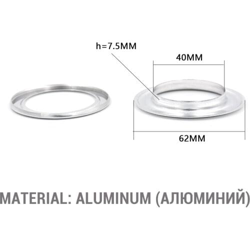 10sets/lot 40mm aluminum metal eyelets Rivets Metal Eyelets tool Buttons DIY Tablecloth hole Shower curtain hole Buttons