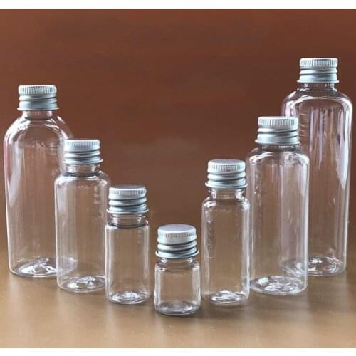 15PCS 5-250ml cream lotion cosmetic perfume container travel kits empty small plastic bottle with screw cap plastic bottle jars