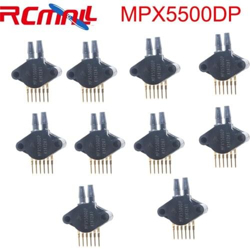 10PCS MPX5500DP IC Pressure Sensor ABS Breakout 0 to 500 kPa ,SIP-6 5V Integrated Silicon , for Arduino Nano RCmall