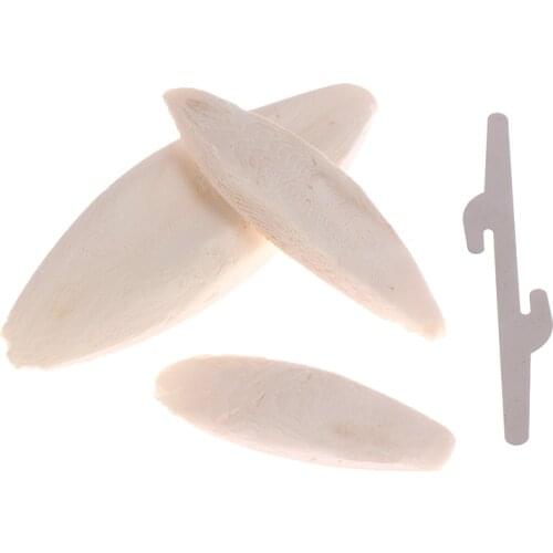 10Pcs Cuttlefish Bone Parrot Chew Toy For Pet Pet Calcium Health Care Products Package includes 10 x Bone