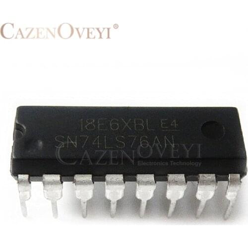 10pcs/lot SN74LS76AN SN74LS76N HD74LS76AP HD74LS76P 74LS76 DIP-16 new original In Stock