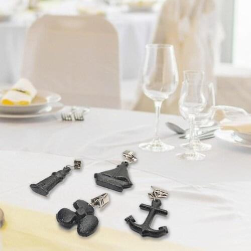 4PCS Tablecloth Weights Vintage Table Cloth Weights Antique Cast Iron Windproof Table Cloth Weights Clip For Outdoor Picnic