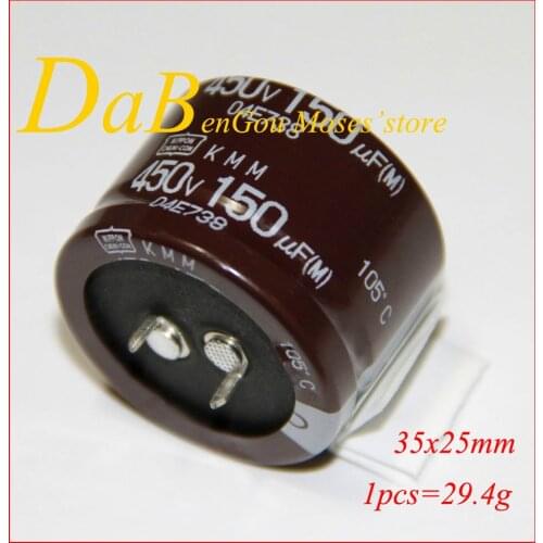 450v 150uf 100% Original new NCC KMM Series Electrolytic Capacitor Capacitance Radial 35x25mm