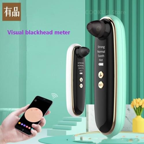 Youpin Facial Blackhead Remover Electric Acne Cleaner Blackhead Black Point Vacuum Cleaner Tool Black Spots Pore Cleaner Machine
